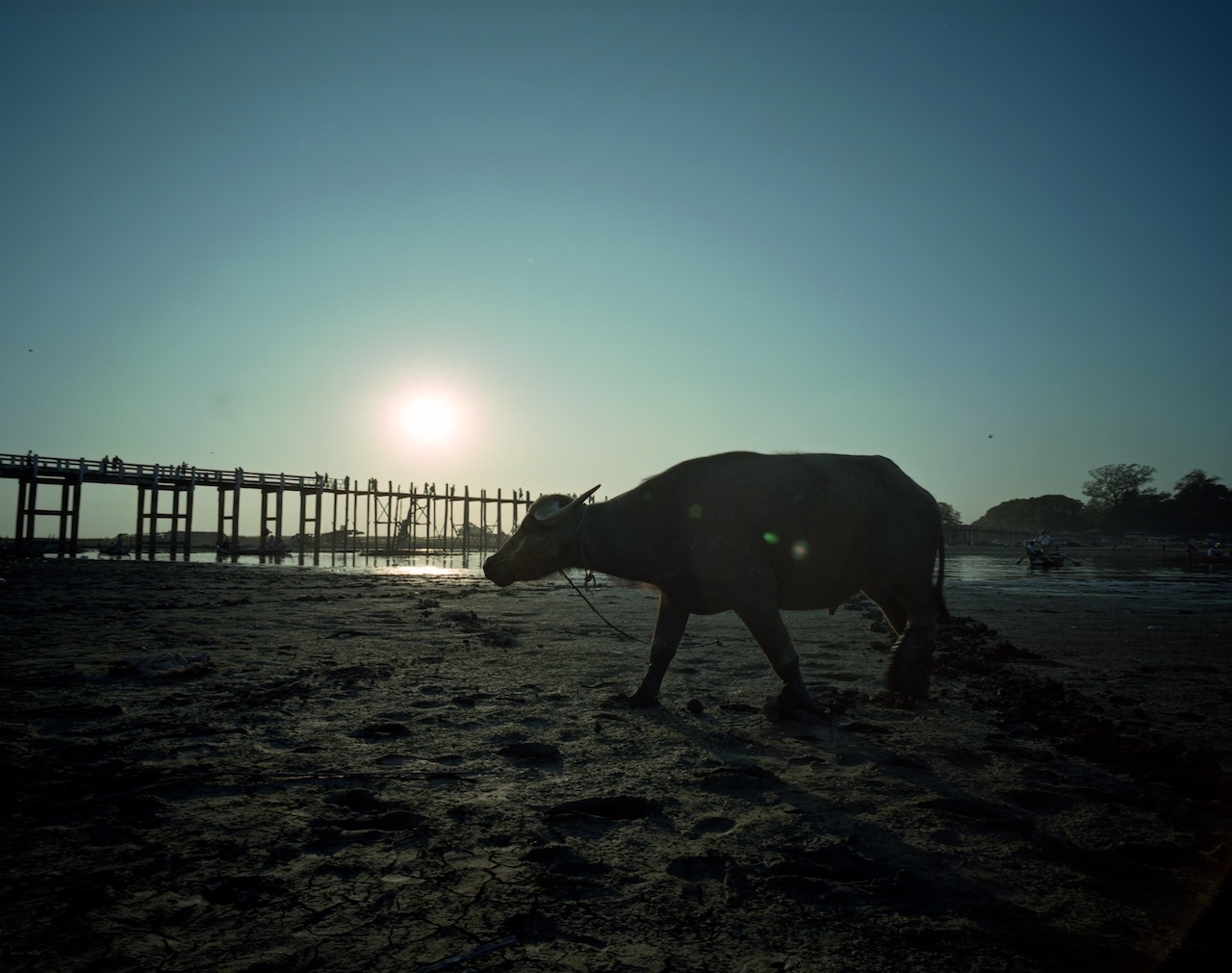 Myanmar, Mandalay, Amarapura, U-Bein Bridge