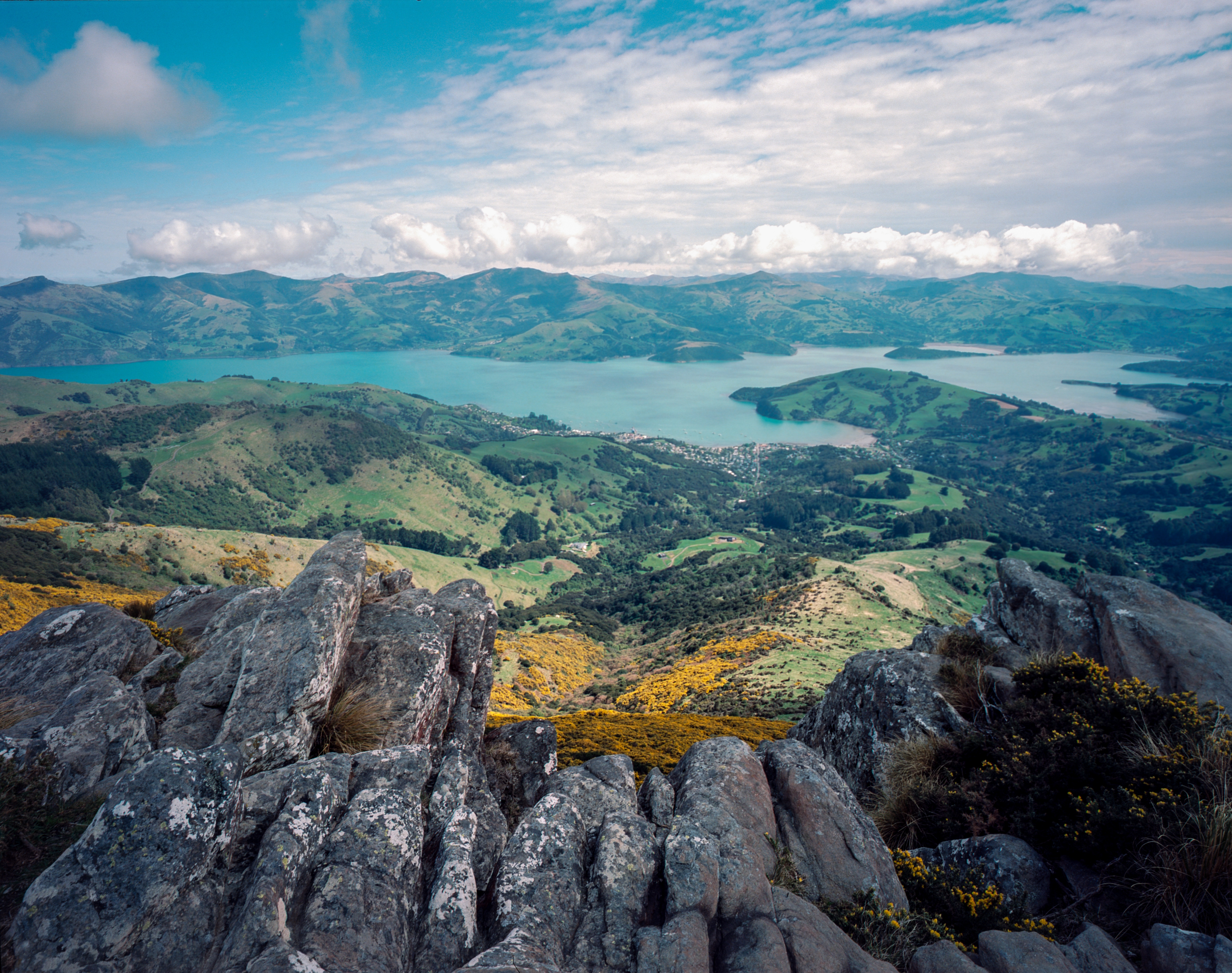 Stony Bay Peak, Banks Peninsula Track, Akaroa, Canterbury, South Island