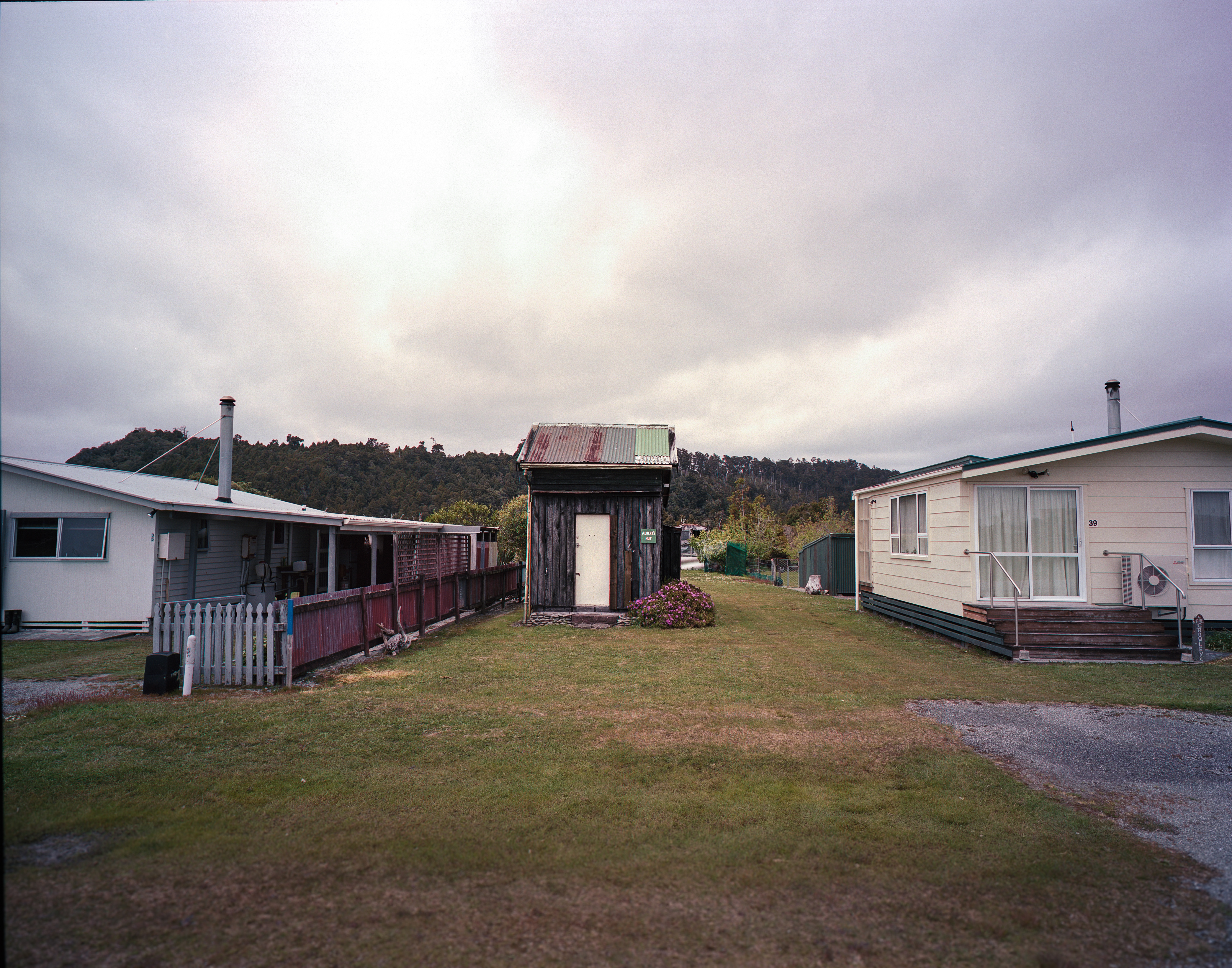 "Alberts Hut" The Strand, Okarito, West Coast, South Island